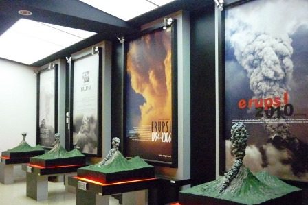belajar di museum gunung merapi